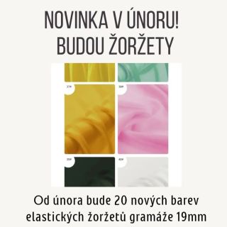 Nový materiál - hedvábný pružný žoržet v šíři 140cm a gramáži 19mm (82gsm). #hedvabi #hodvab #seide #silk #metraz #latky...